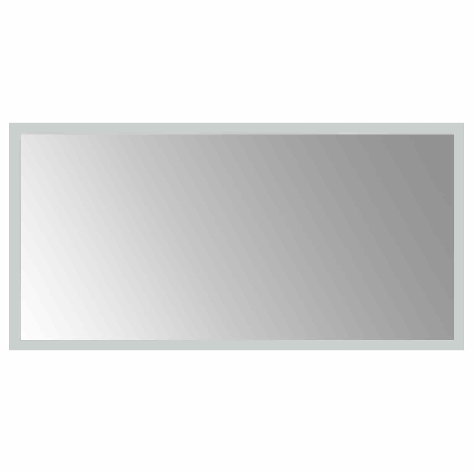 vidaXL Lustro łazienkowe LED przezroczysty 60 x 30 cm szkło hartowane