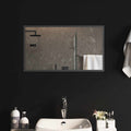 vidaXL Lustro łazienkowe LED przezroczysty 70 x 40 cm szkło hartowane