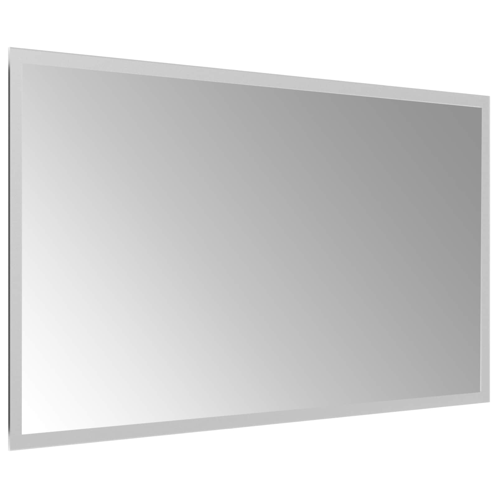 vidaXL Lustro łazienkowe LED przezroczysty 70 x 40 cm szkło hartowane