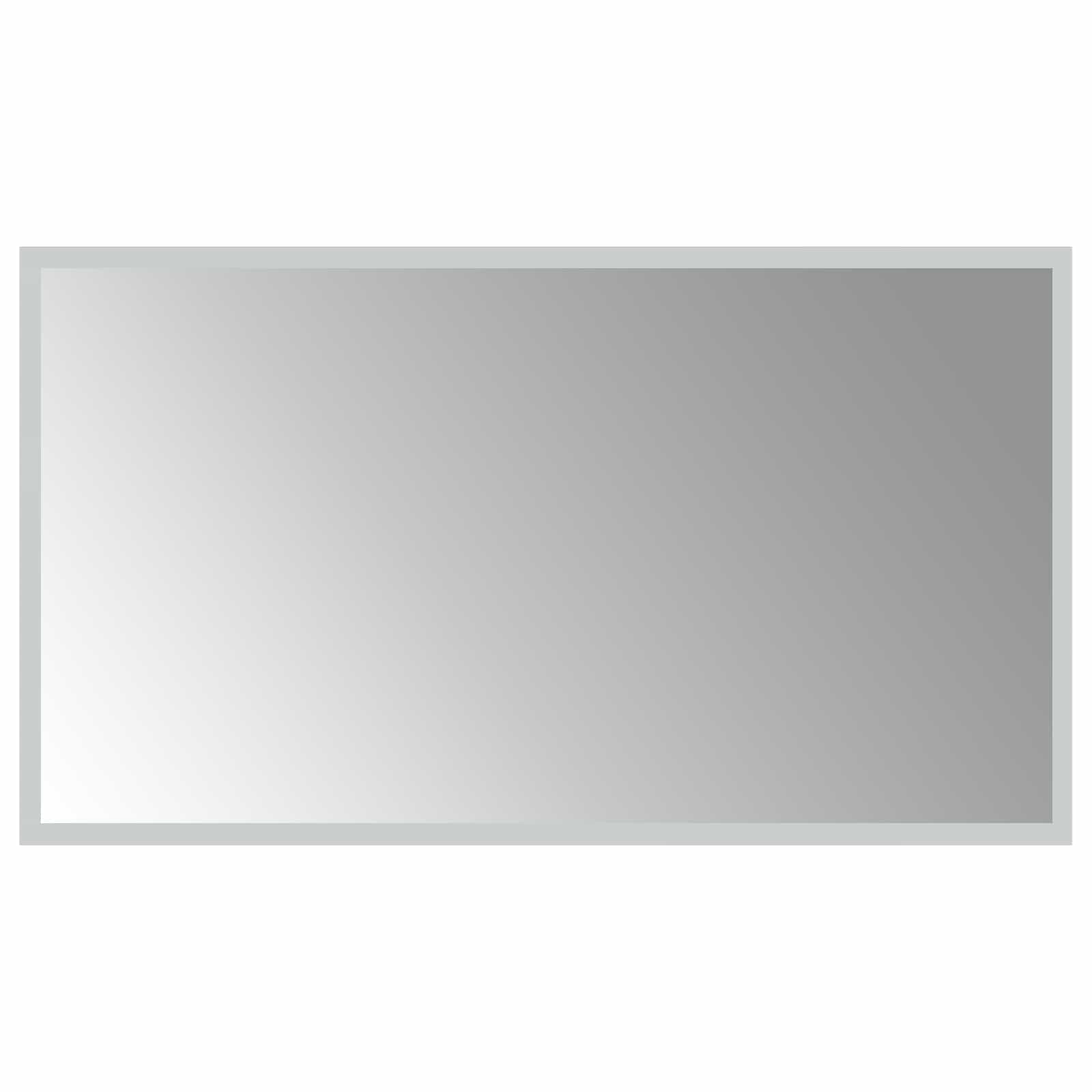 vidaXL Lustro łazienkowe LED przezroczysty 70 x 40 cm szkło hartowane