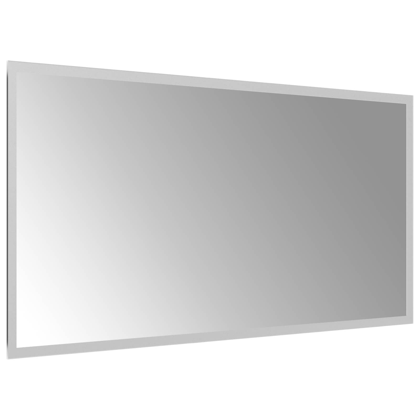 vidaXL Lustro łazienkowe LED przezroczysty 80 x 40 cm szkło hartowane