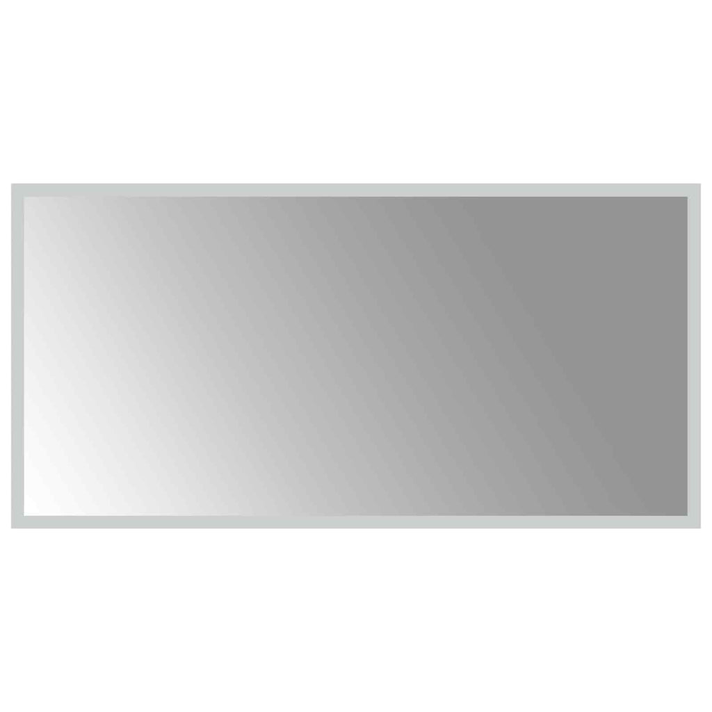 vidaXL Lustro łazienkowe LED przezroczysty 80 x 40 cm szkło hartowane