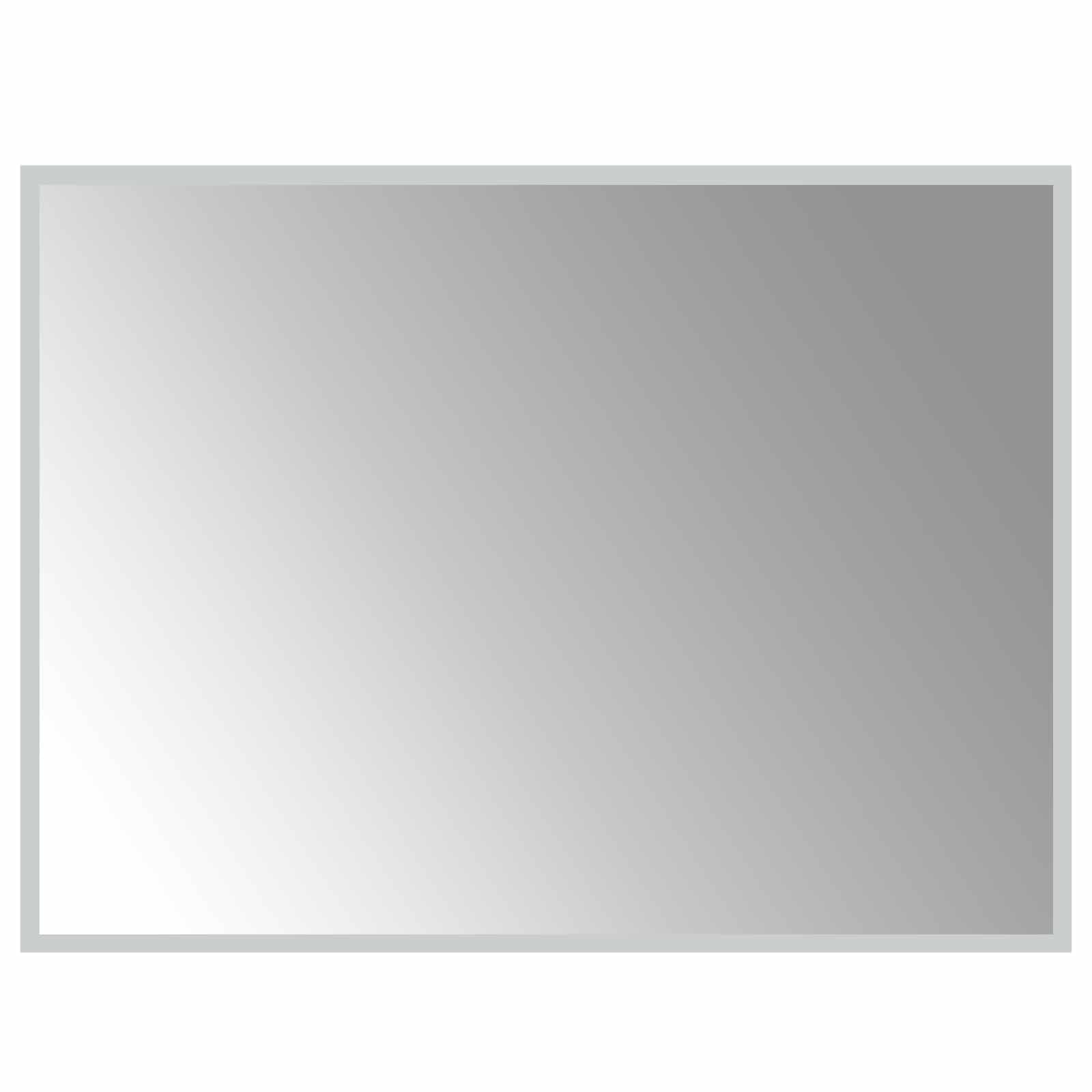 vidaXL Lustro łazienkowe LED przezroczysty 80 x 60 cm szkło hartowane