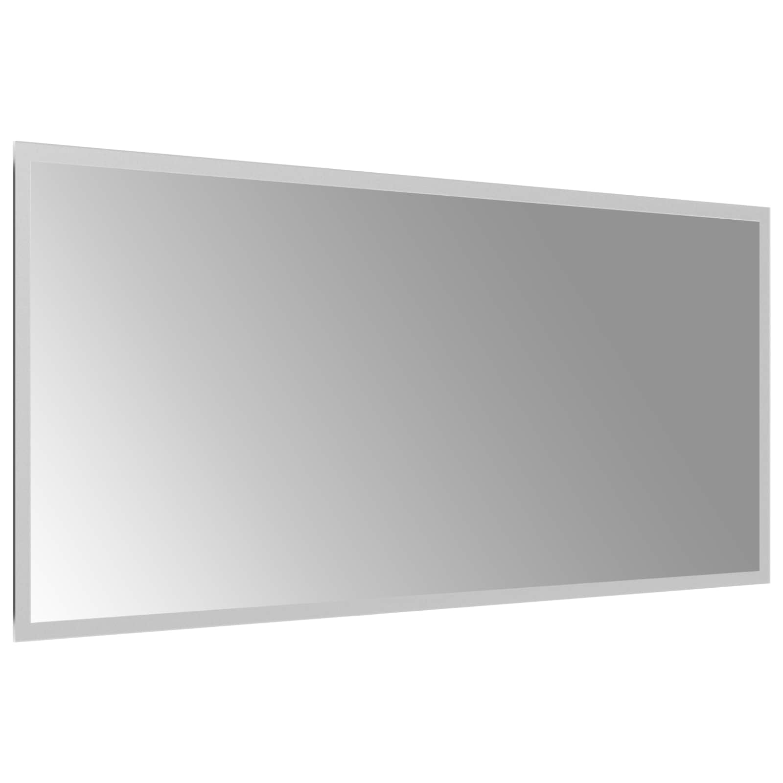 vidaXL Lustro łazienkowe LED przezroczysty 90 x 40 cm szkło hartowane