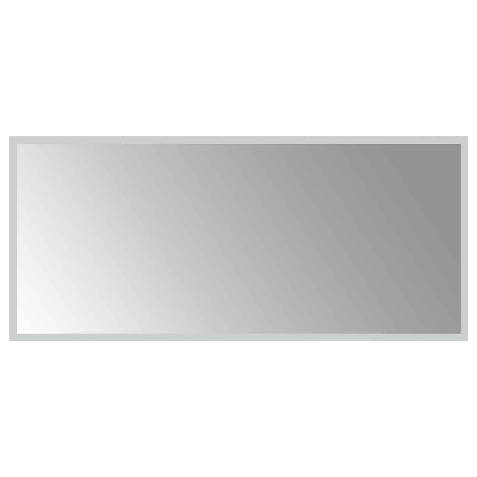 vidaXL Lustro łazienkowe LED przezroczysty 90 x 40 cm szkło hartowane