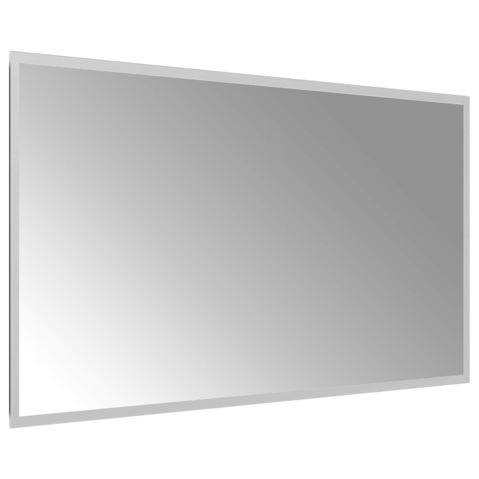 vidaXL Lustro łazienkowe LED przezroczysty 90 x 50 cm szkło hartowane