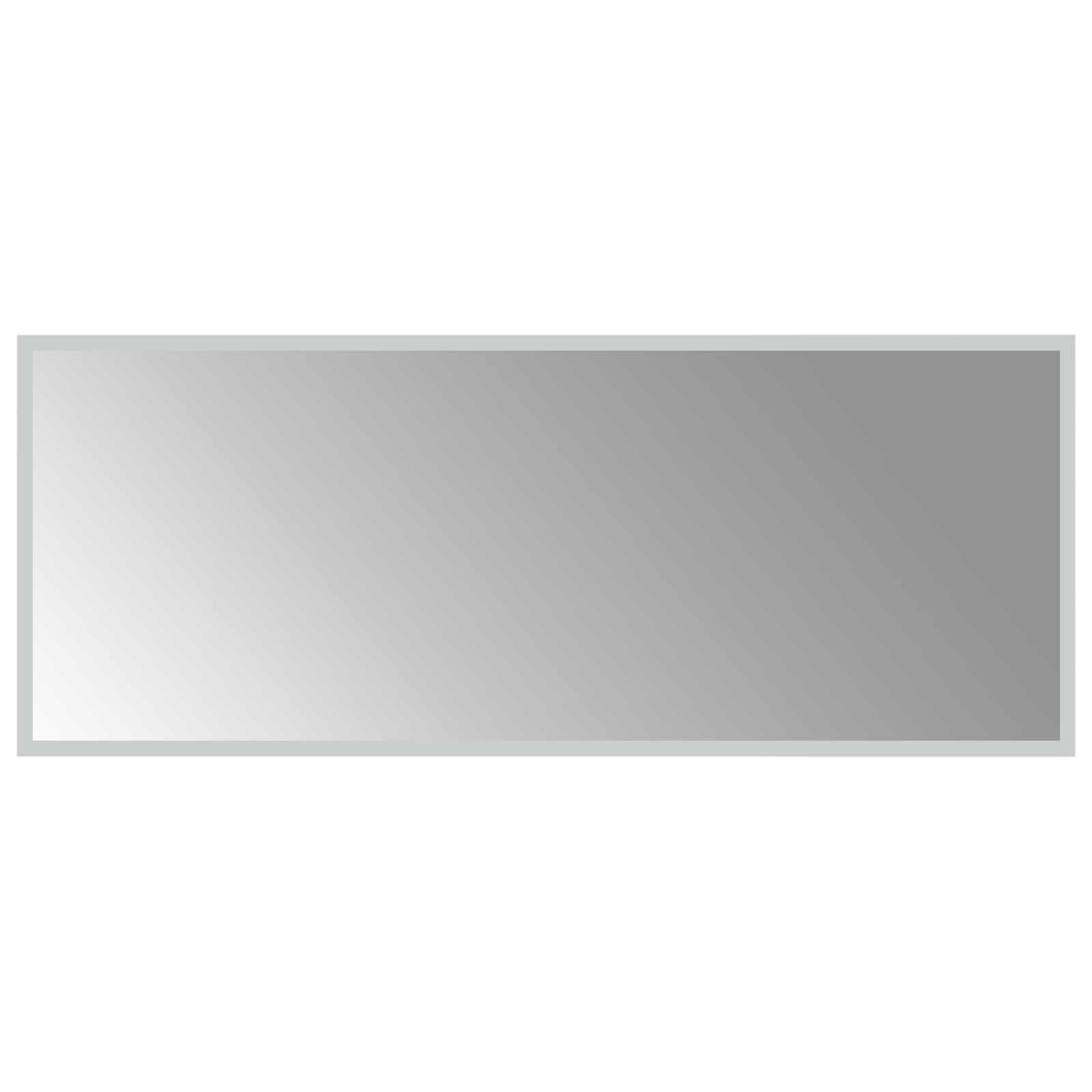 vidaXL Lustro łazienkowe LED przezroczysty 100 x 40 cm szkło hartowane