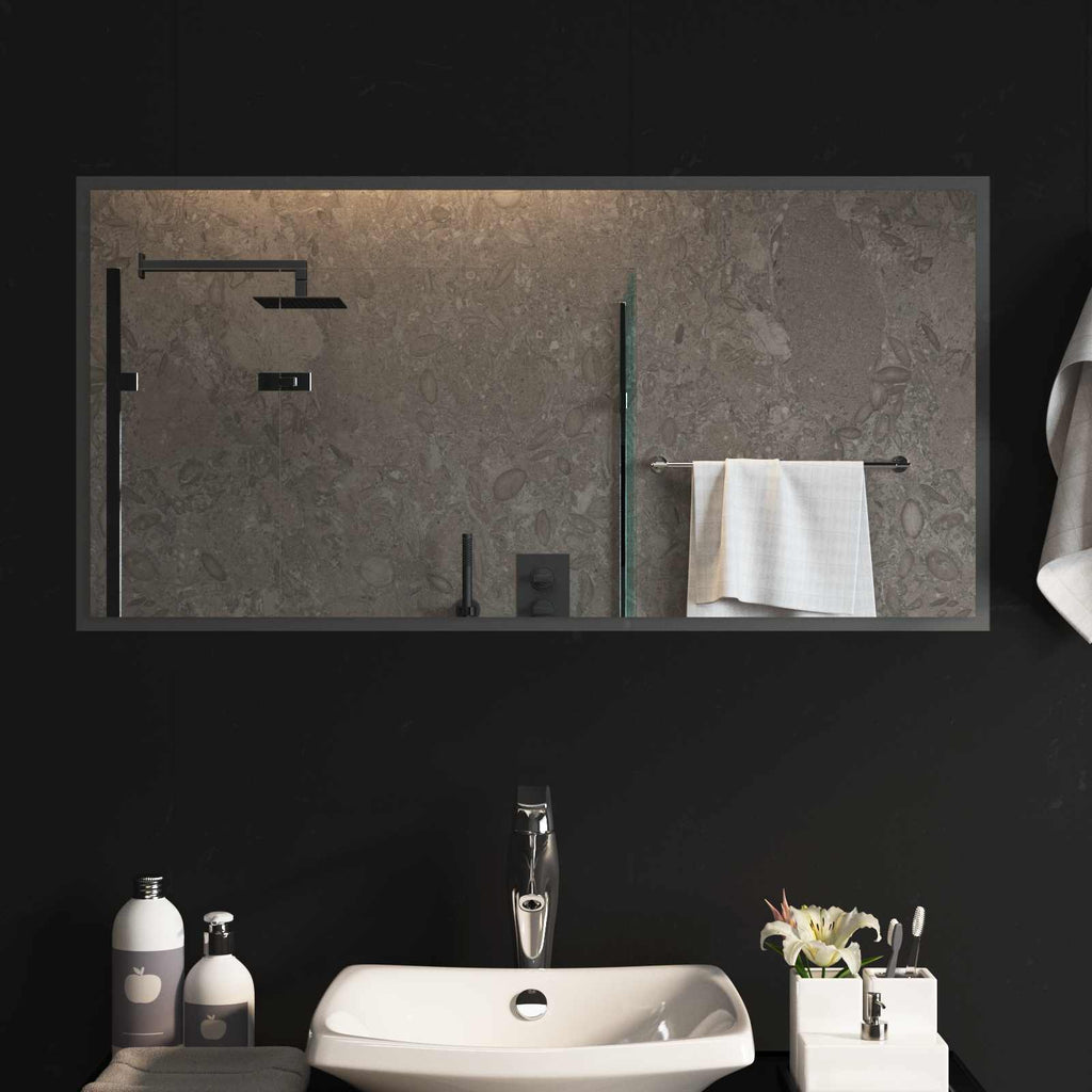 vidaXL Lustro łazienkowe LED przezroczysty 100 x 50 cm szkło hartowane