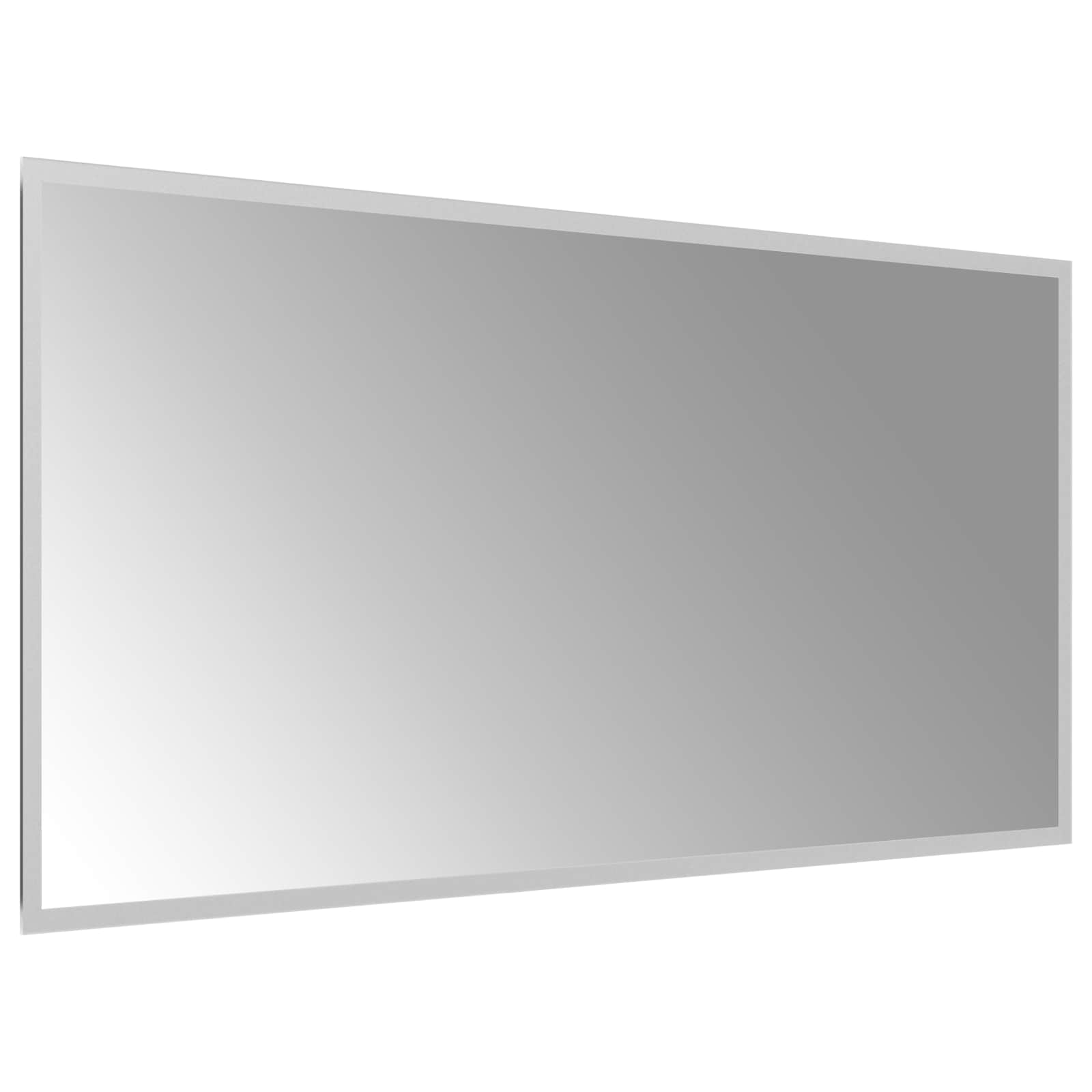 vidaXL Lustro łazienkowe LED przezroczysty 100 x 50 cm szkło hartowane