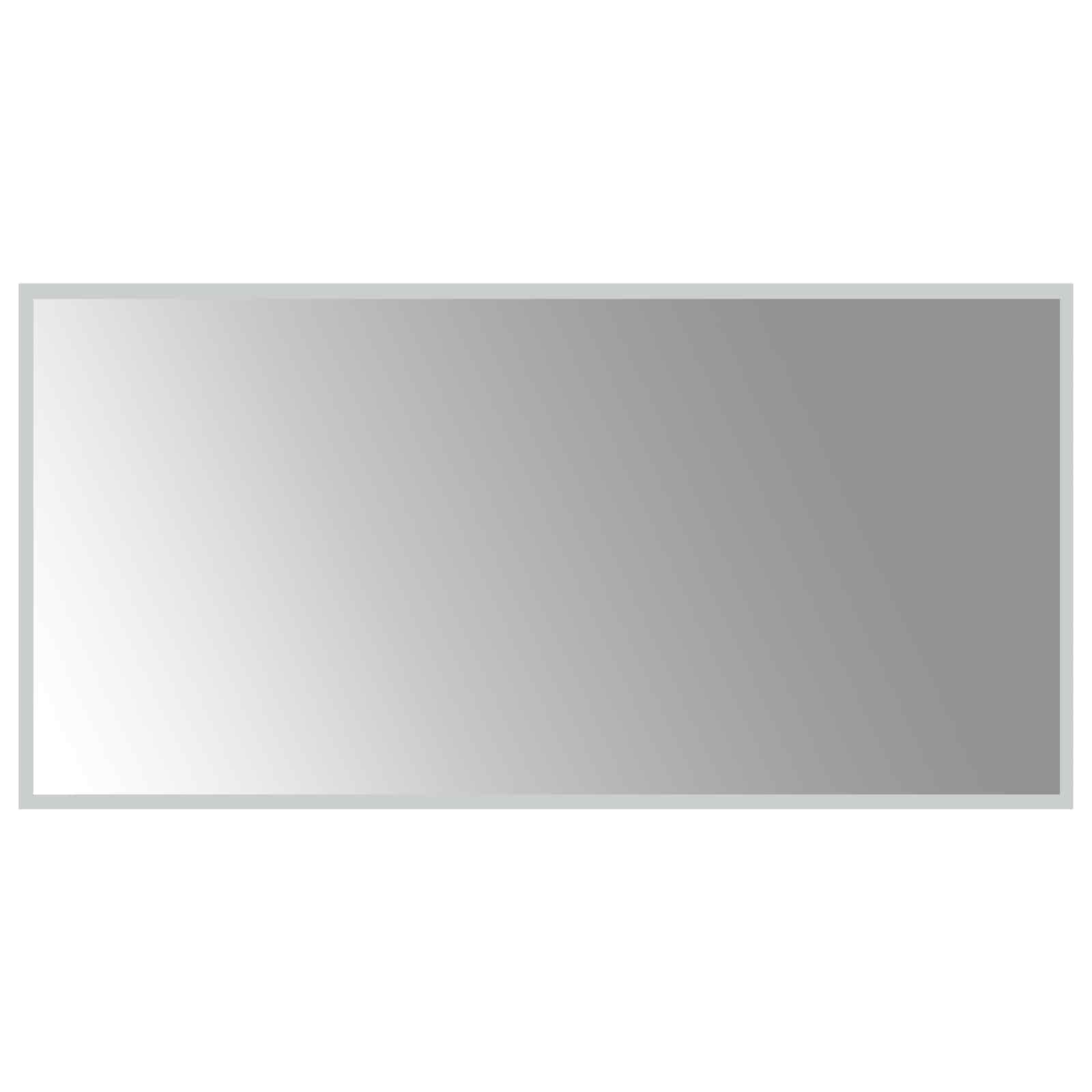 vidaXL Lustro łazienkowe LED przezroczysty 100 x 50 cm szkło hartowane