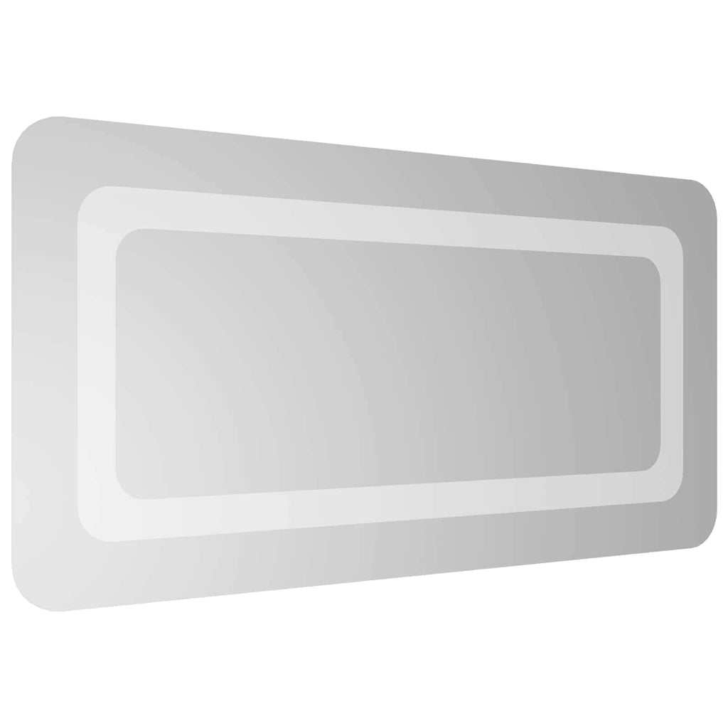 vidaXL Lustro łazienkowe LED przezroczysty 60 x 30 cm szkło hartowane