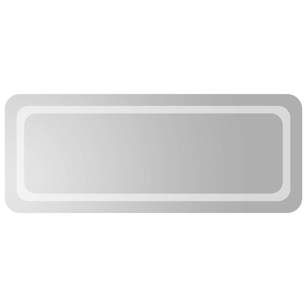 vidaXL Lustro łazienkowe LED przezroczysty 100 x 40 cm szkło hartowane