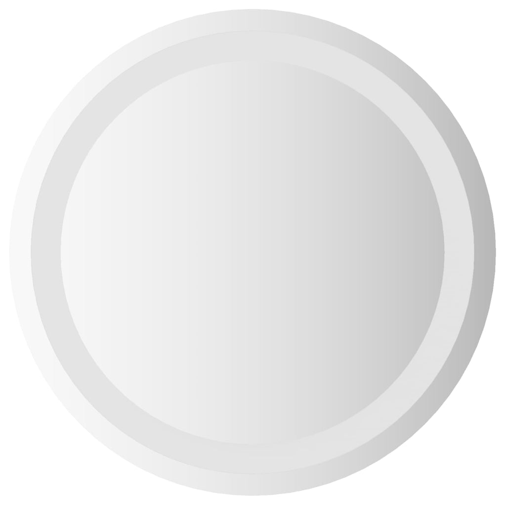 vidaXL Lustro łazienkowe LED przezroczysty Ø 40 cm szkło hartowane