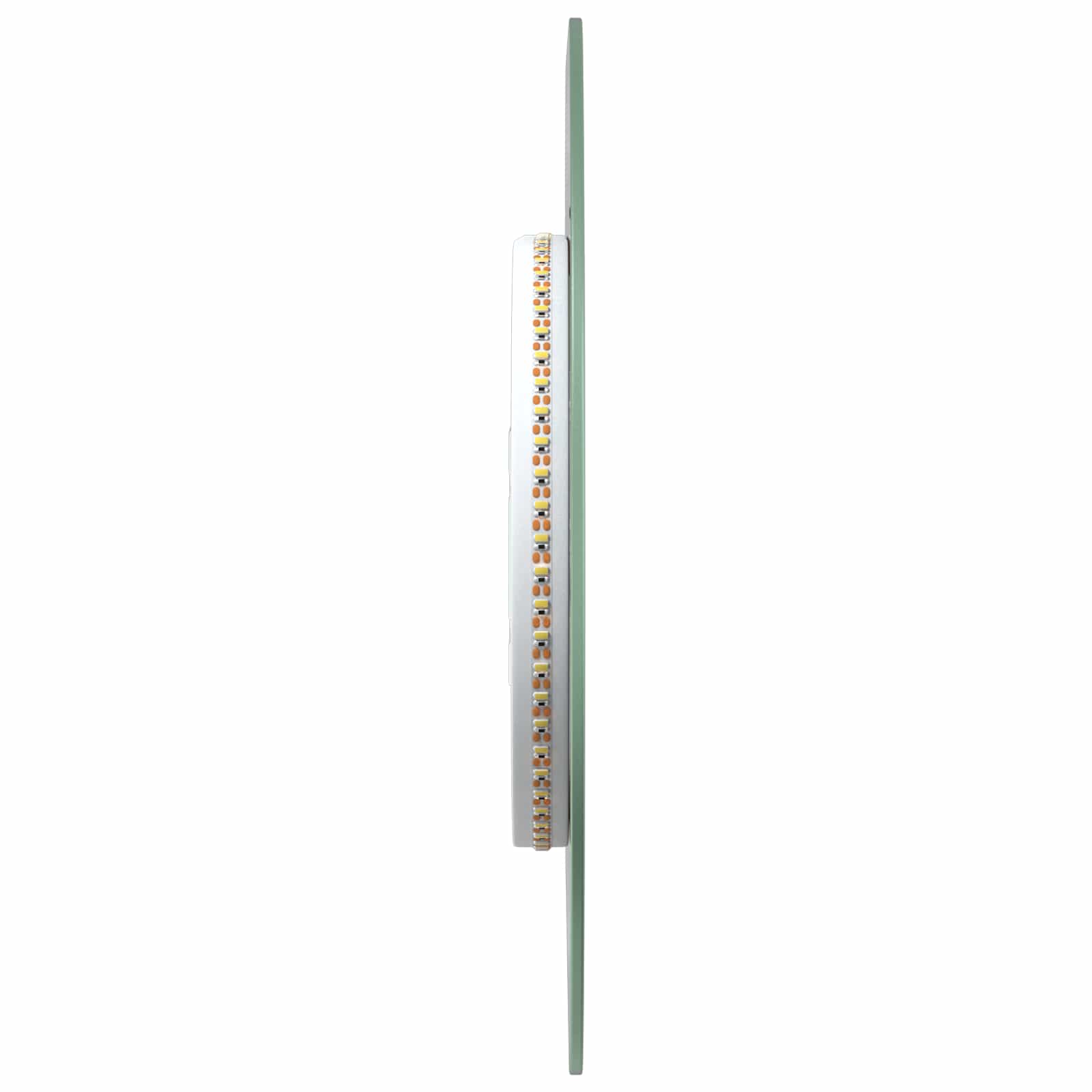 vidaXL Lustro łazienkowe LED przezroczysty Ø 40 cm szkło hartowane