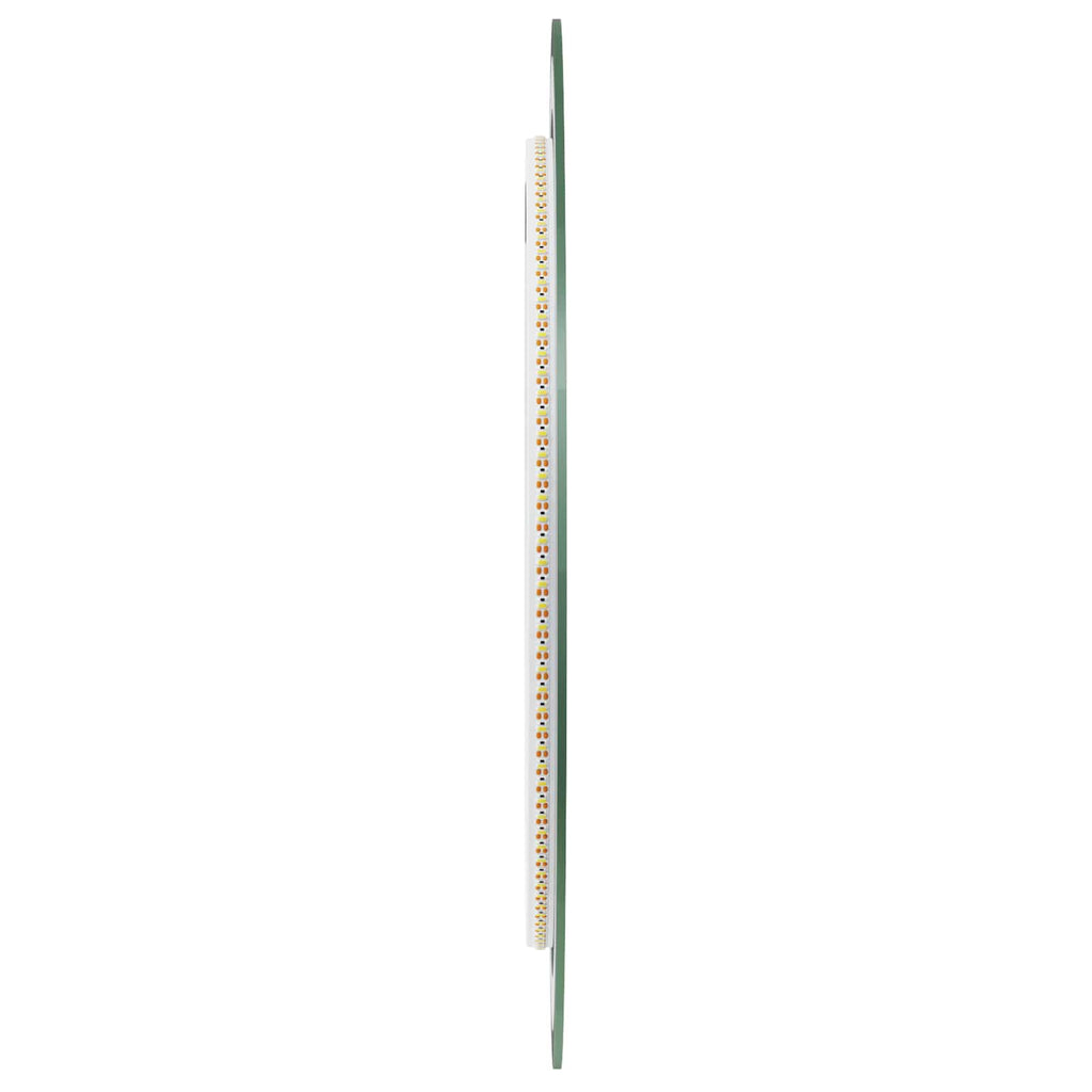 vidaXL Lustro łazienkowe LED przezroczysty Ø 50 cm szkło hartowane