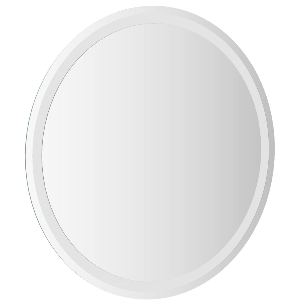 vidaXL Lustro łazienkowe LED przezroczysty Ø 70 cm szkło hartowane