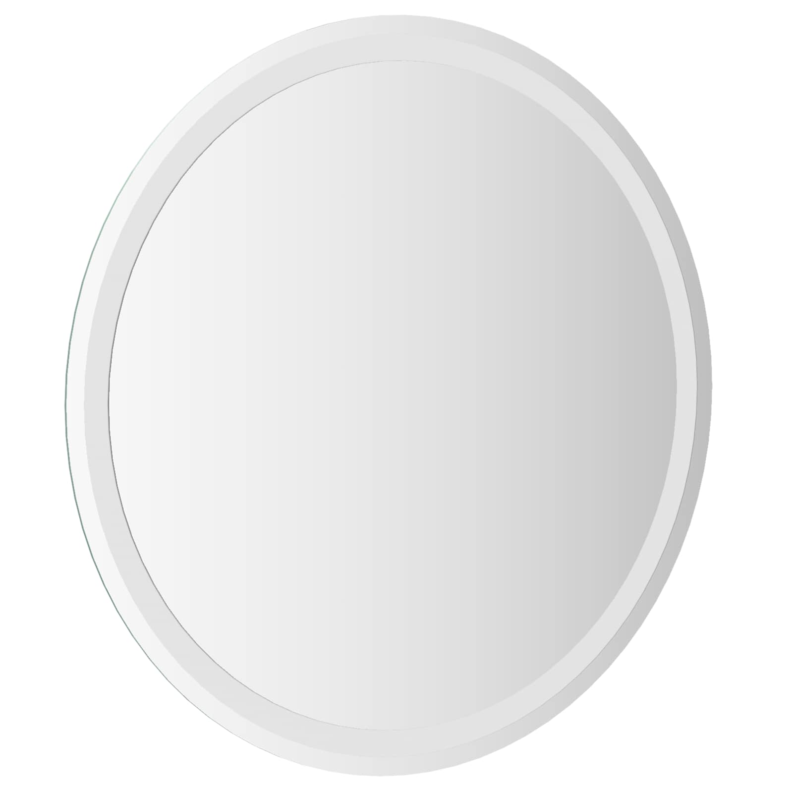 vidaXL Lustro łazienkowe LED przezroczysty Ø 70 cm szkło hartowane