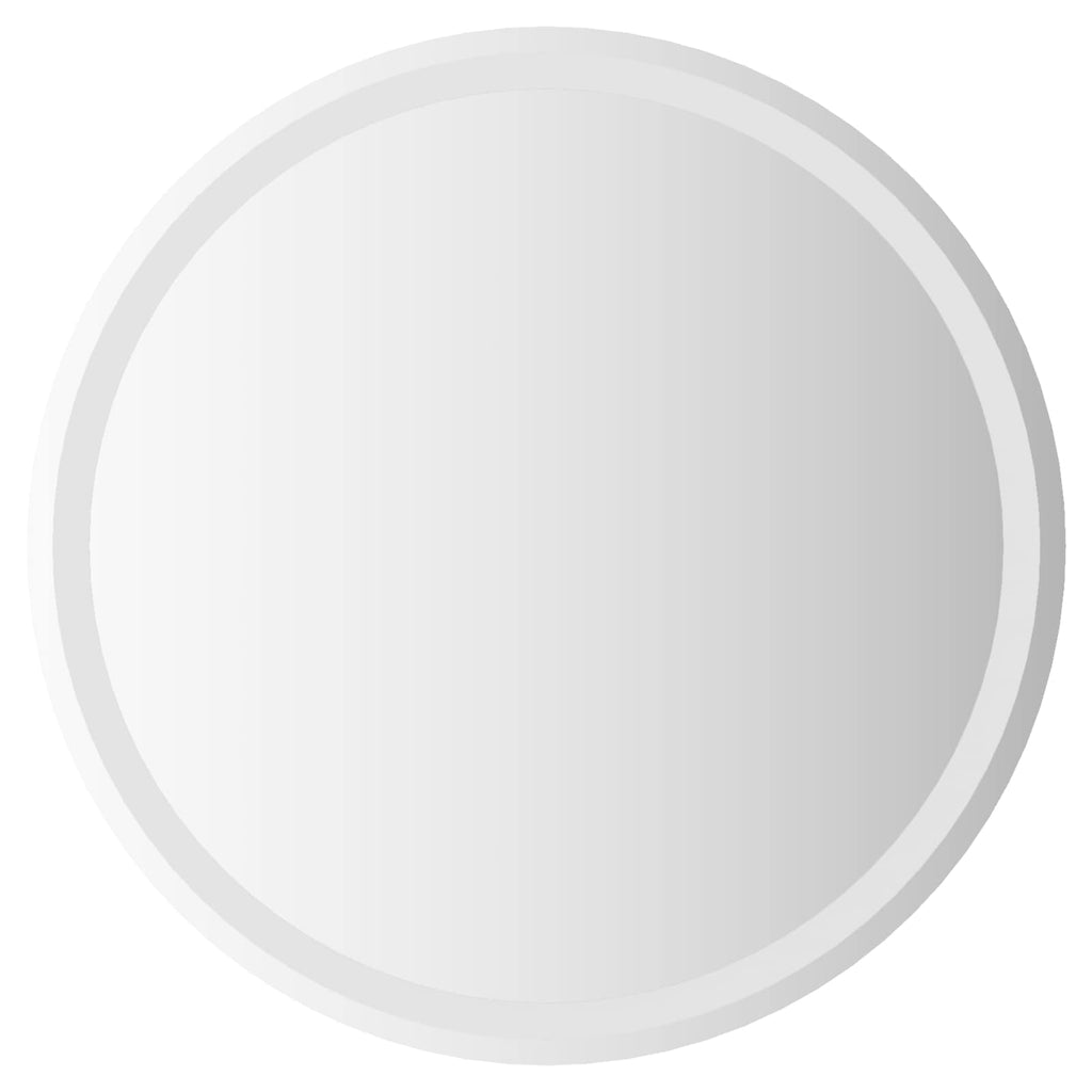 vidaXL Lustro łazienkowe LED przezroczysty Ø 70 cm szkło hartowane