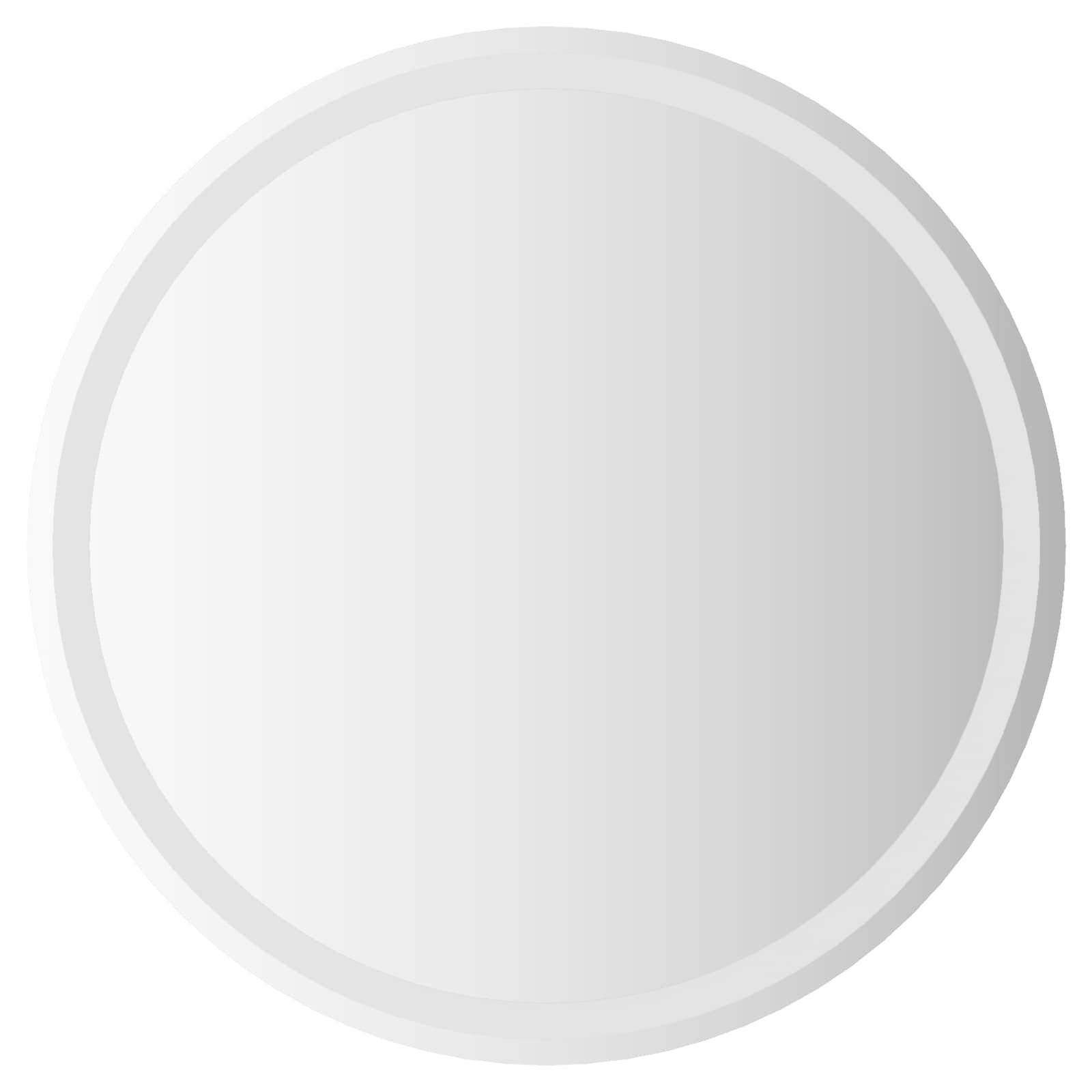 vidaXL Lustro łazienkowe LED przezroczysty Ø 70 cm szkło hartowane