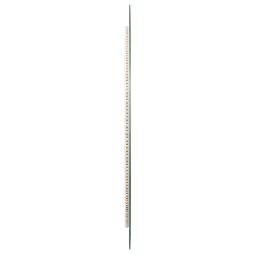 vidaXL Lustro łazienkowe LED przezroczysty Ø 70 cm szkło hartowane