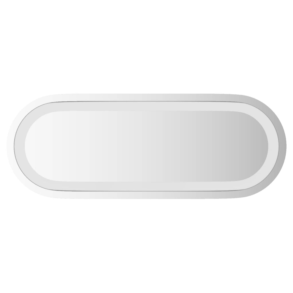 vidaXL Lustro łazienkowe LED przezroczysty 40 x 15 cm szkło hartowane