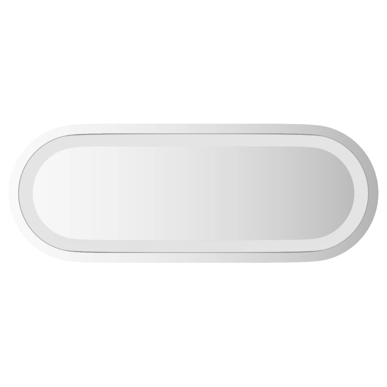 vidaXL Lustro łazienkowe LED przezroczysty 40 x 15 cm szkło hartowane