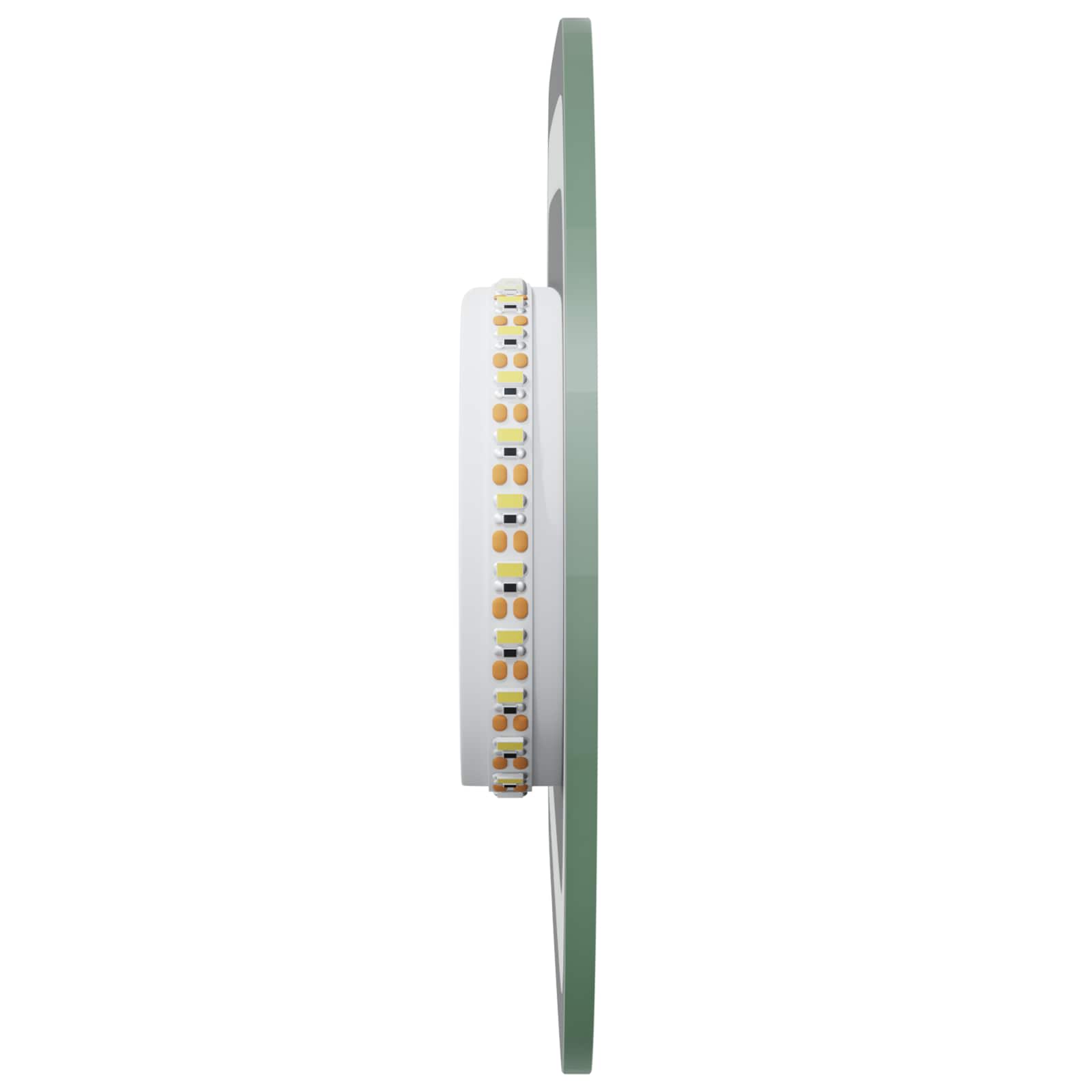 vidaXL Lustro łazienkowe LED przezroczysty 40 x 15 cm szkło hartowane
