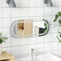 vidaXL Lustro łazienkowe LED przezroczysty 50 x 20 cm szkło hartowane