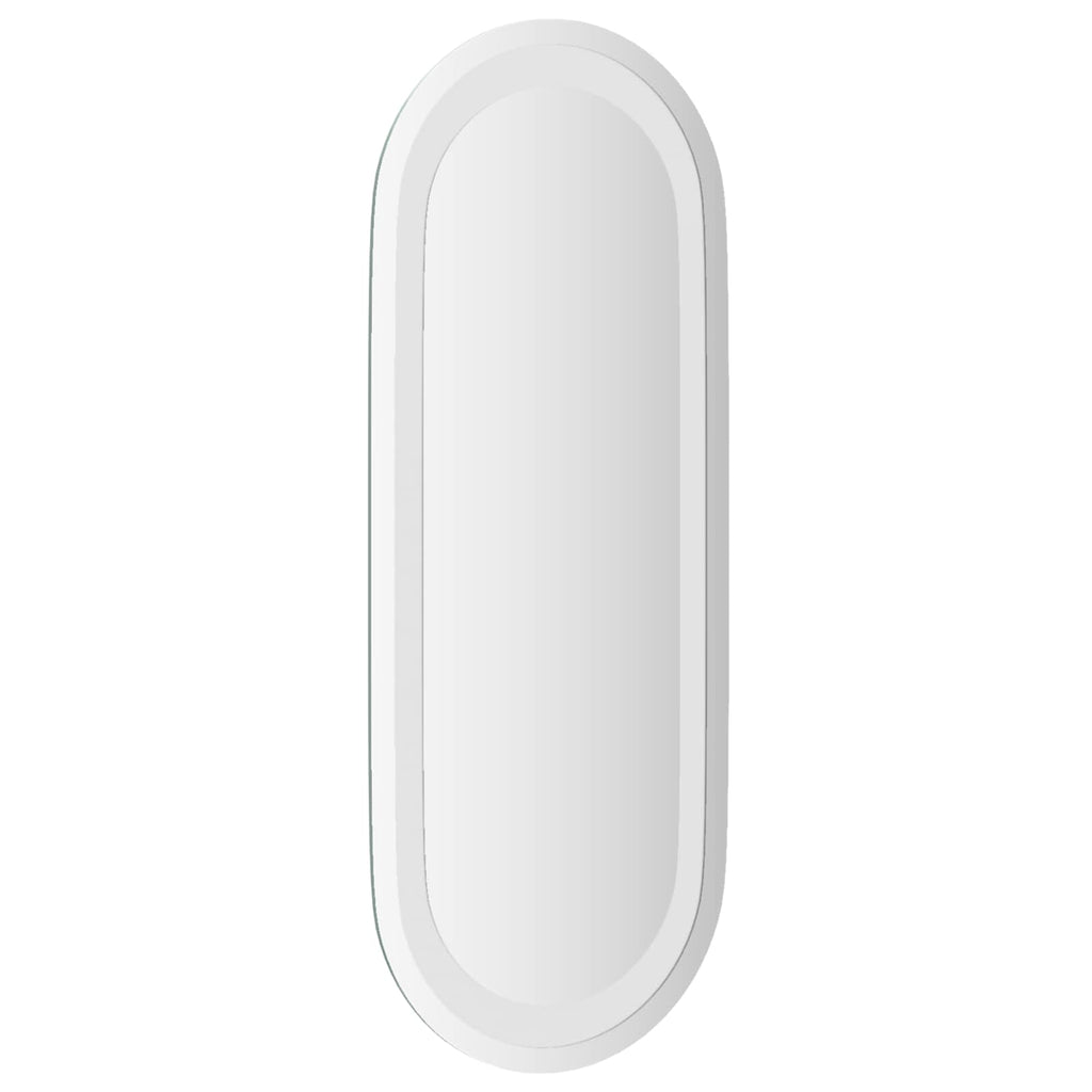 vidaXL Lustro łazienkowe LED przezroczysty 50 x 20 cm szkło hartowane