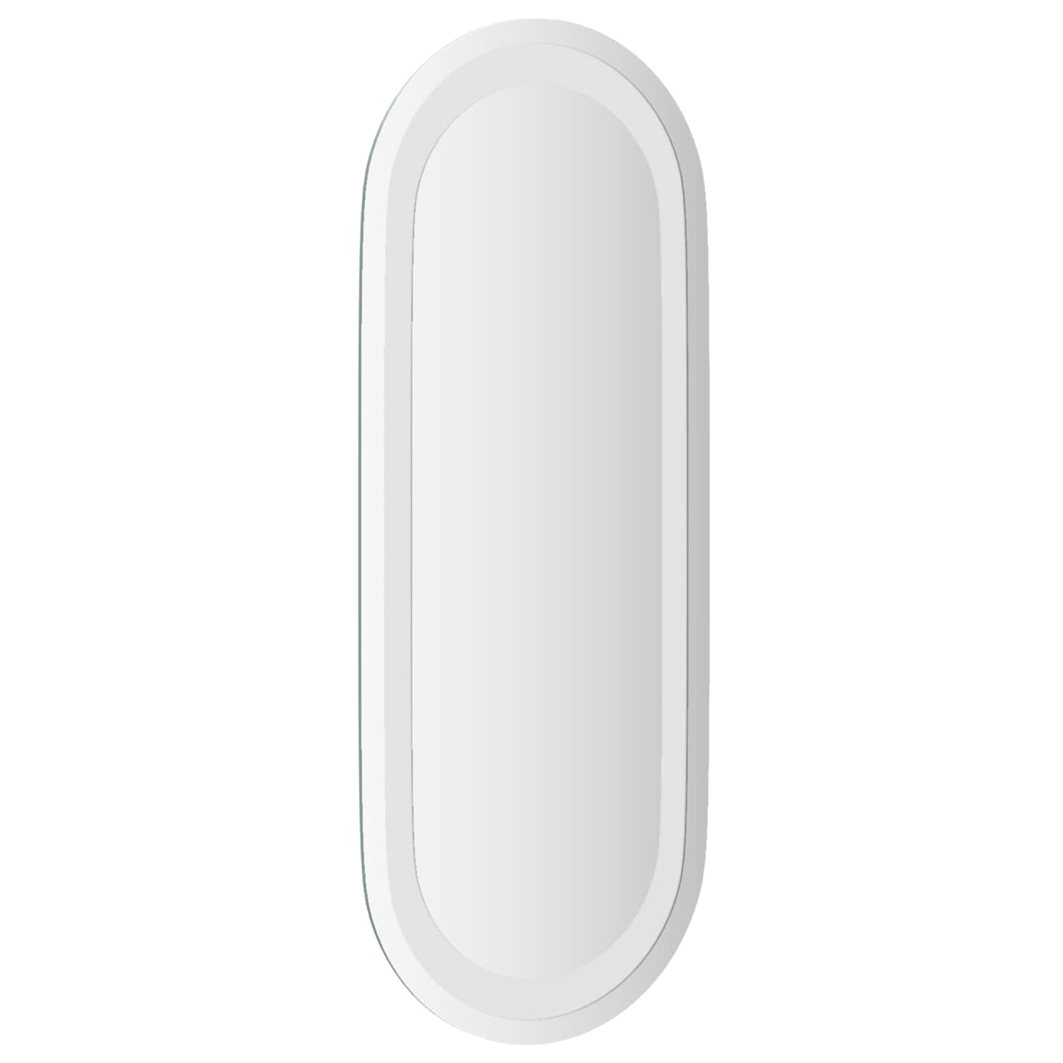 vidaXL Lustro łazienkowe LED przezroczysty 50 x 20 cm szkło hartowane