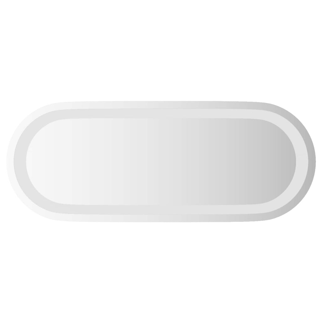 vidaXL Lustro łazienkowe LED przezroczysty 50 x 20 cm szkło hartowane