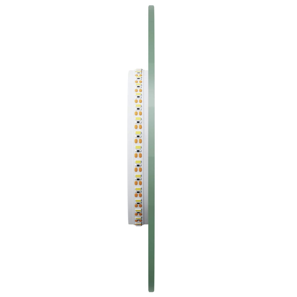 vidaXL Lustro łazienkowe LED przezroczysty 50 x 20 cm szkło hartowane