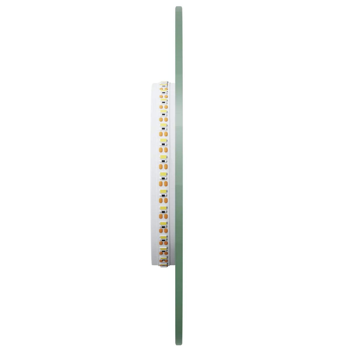 vidaXL Lustro łazienkowe LED przezroczysty 50 x 20 cm szkło hartowane