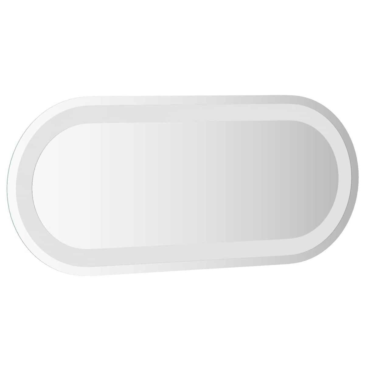 vidaXL Lustro łazienkowe LED przezroczysty 60 x 25 cm szkło hartowane