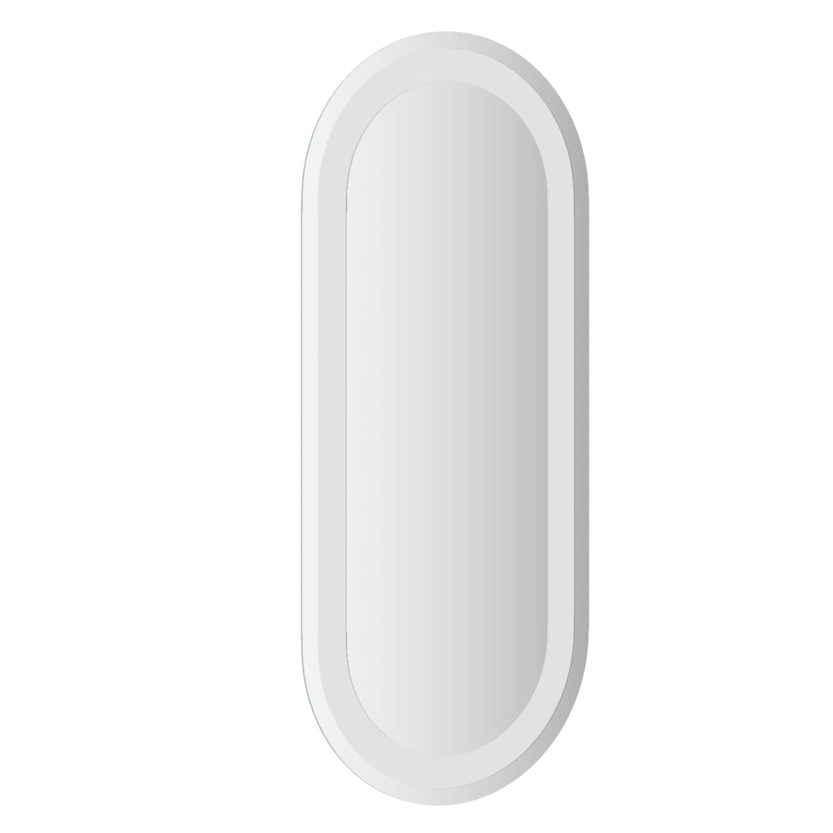 vidaXL Lustro łazienkowe LED przezroczysty 60 x 25 cm szkło hartowane