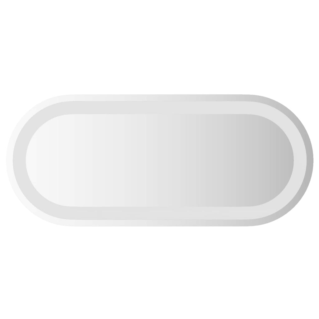 vidaXL Lustro łazienkowe LED przezroczysty 60 x 25 cm szkło hartowane