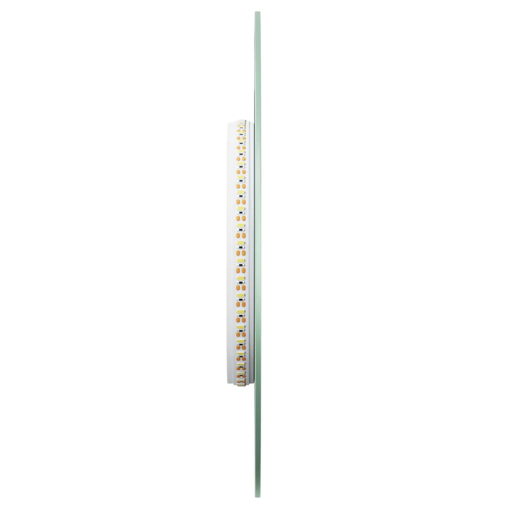 vidaXL Lustro łazienkowe LED przezroczysty 60 x 25 cm szkło hartowane