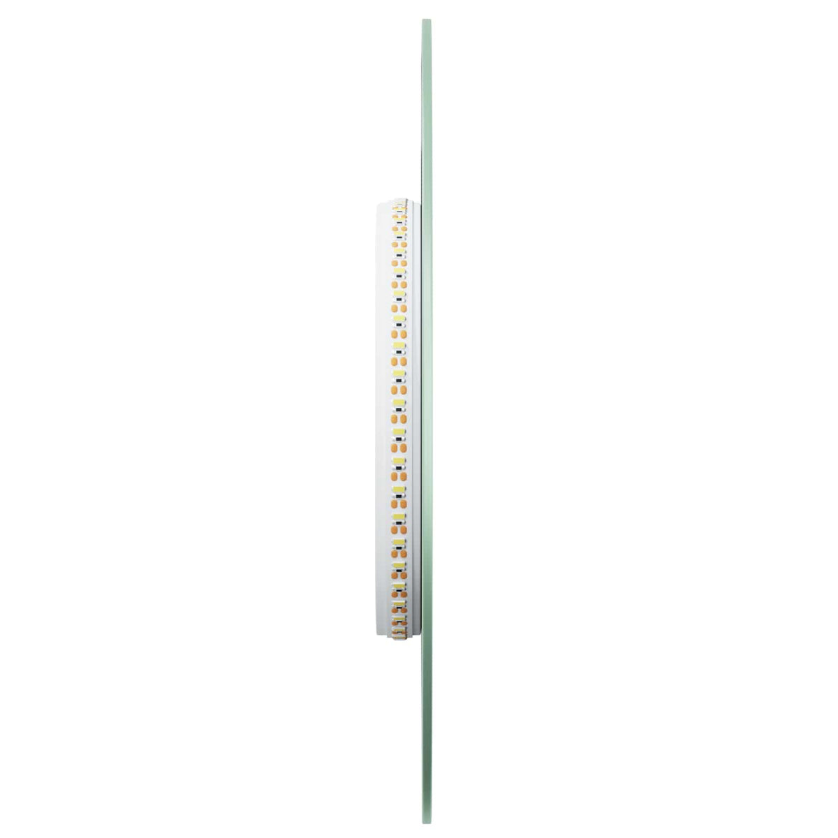 vidaXL Lustro łazienkowe LED przezroczysty 60 x 25 cm szkło hartowane