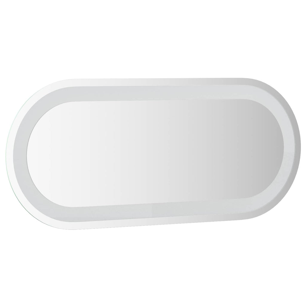 vidaXL Lustro łazienkowe LED przezroczysty 70 x 30 cm szkło hartowane