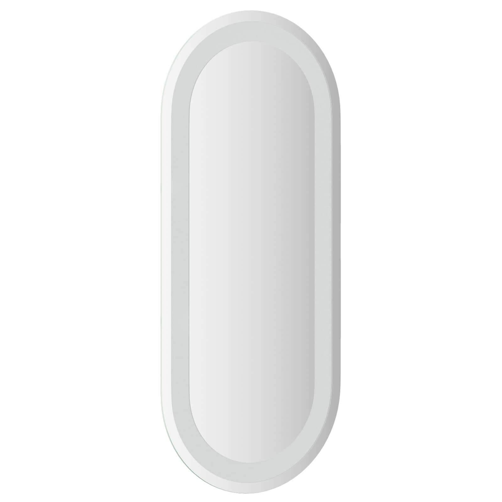 vidaXL Lustro łazienkowe LED przezroczysty 70 x 30 cm szkło hartowane