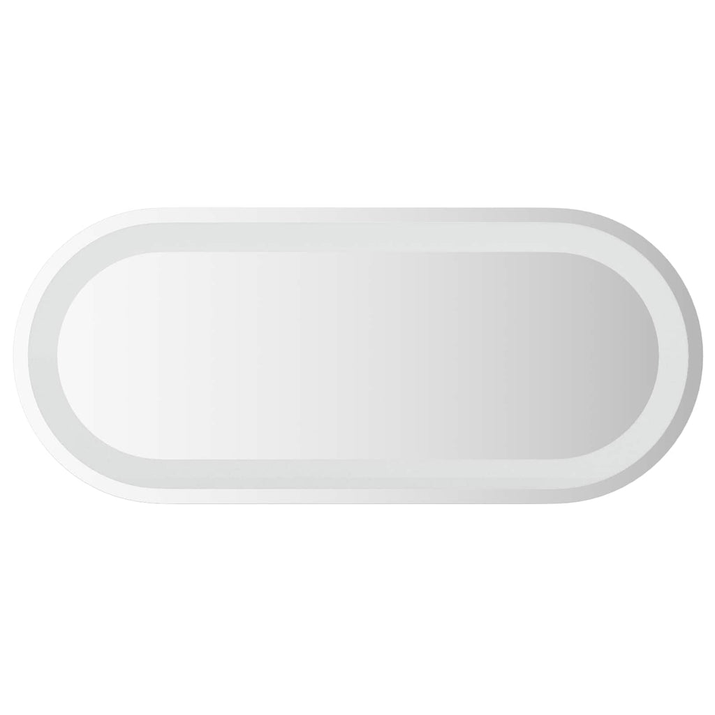 vidaXL Lustro łazienkowe LED przezroczysty 70 x 30 cm szkło hartowane