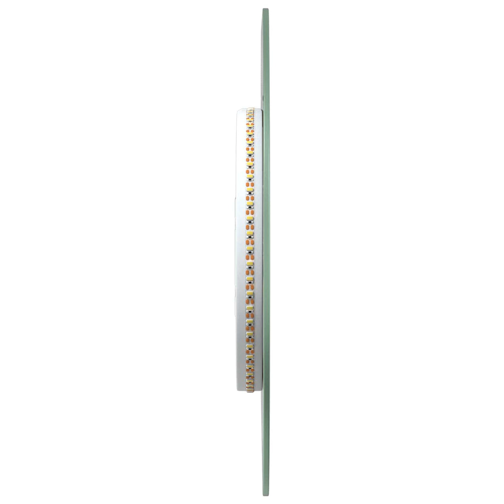 vidaXL Lustro łazienkowe LED przezroczysty 70 x 30 cm szkło hartowane
