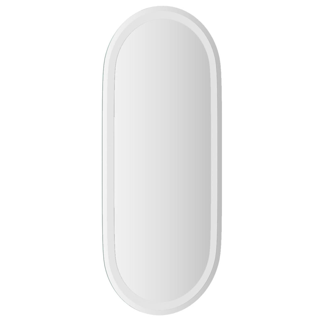 vidaXL Lustro łazienkowe LED przezroczysty 80 x 35 cm szkło hartowane