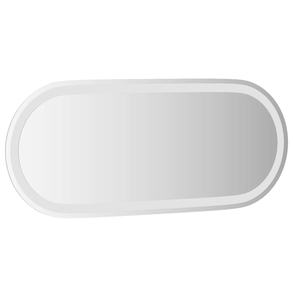 vidaXL Lustro łazienkowe LED przezroczysty 90 x 40 cm szkło hartowane