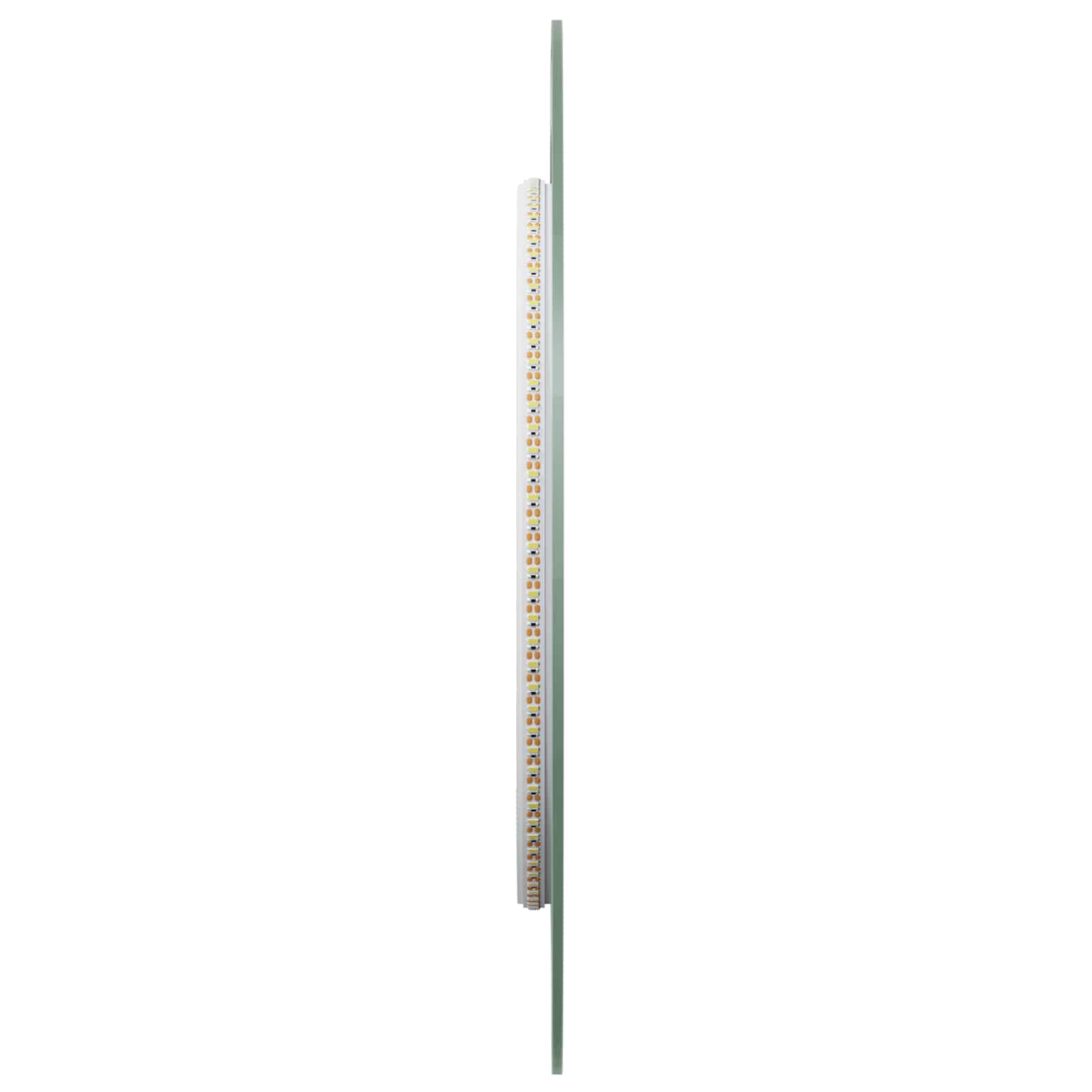 vidaXL Lustro łazienkowe LED przezroczysty 90 x 40 cm szkło hartowane