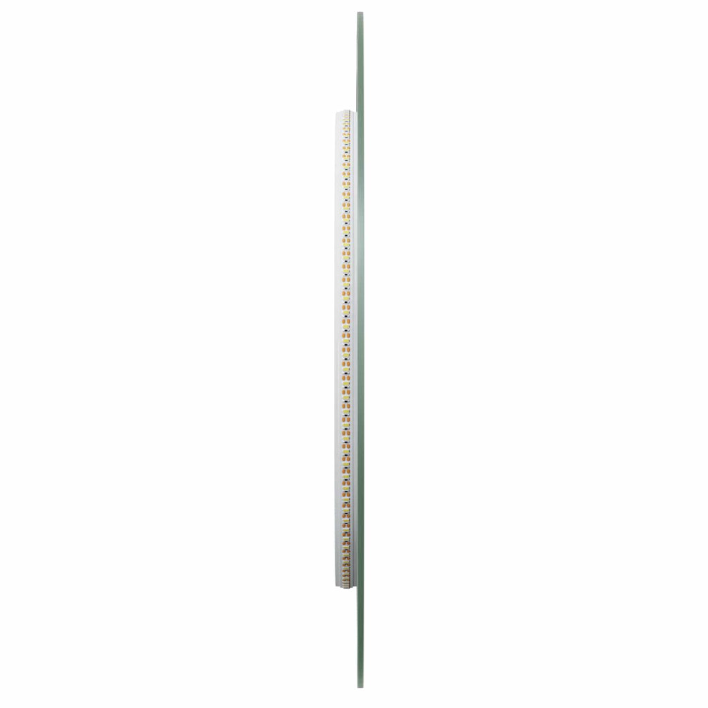 vidaXL Lustro łazienkowe LED przezroczysty 100 x 45 cm szkło hartowane