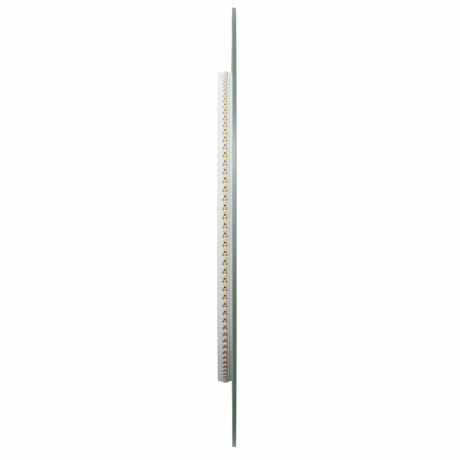 vidaXL Lustro łazienkowe LED przezroczysty 100 x 45 cm szkło hartowane