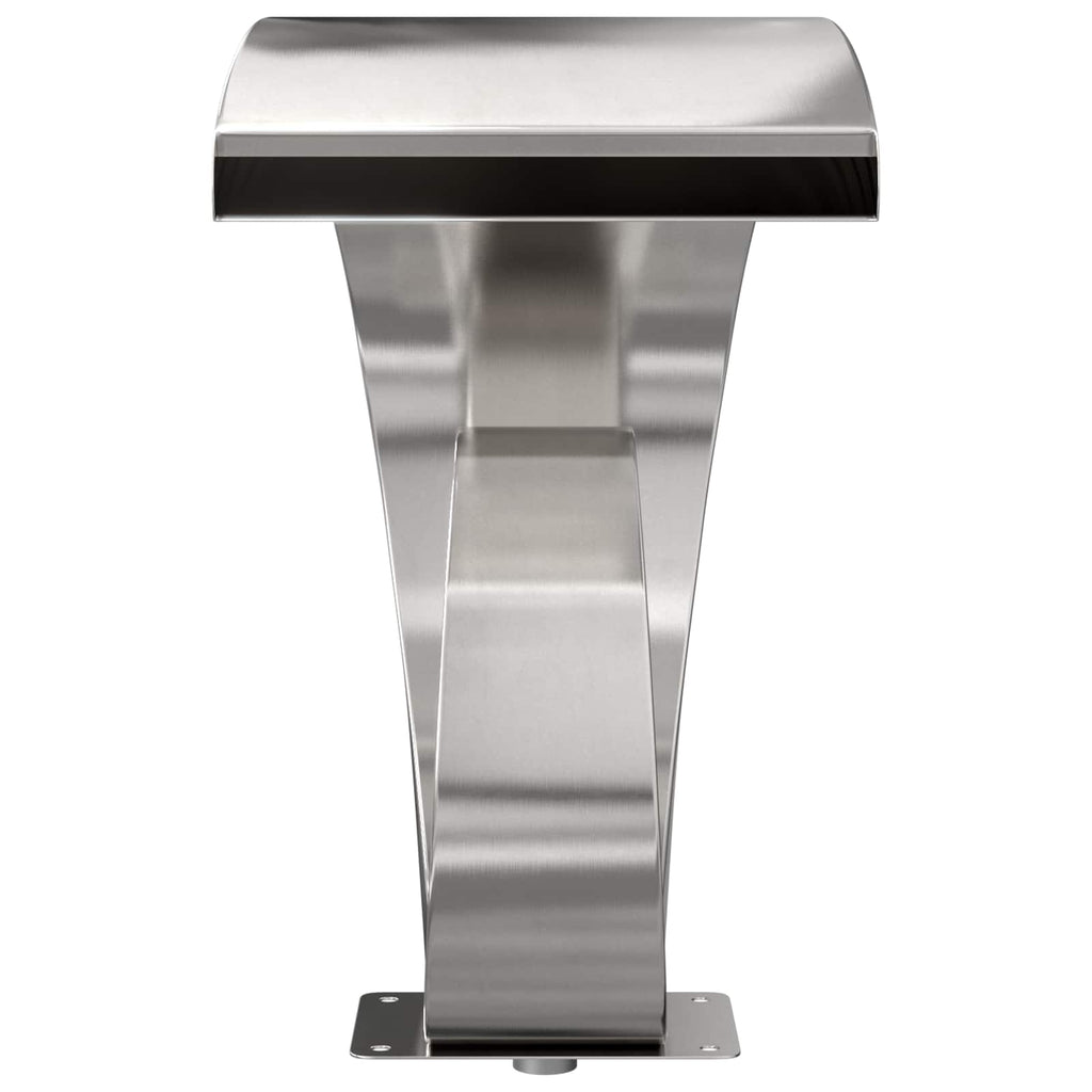 vidaXL Kaskada do basenu z LED Stal nierdzewna 304 50 x 30 x 53 cm