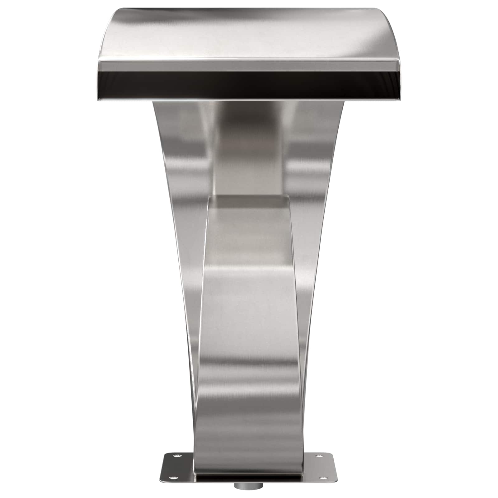 vidaXL Kaskada do basenu z LED Stal nierdzewna 304 50 x 30 x 53 cm