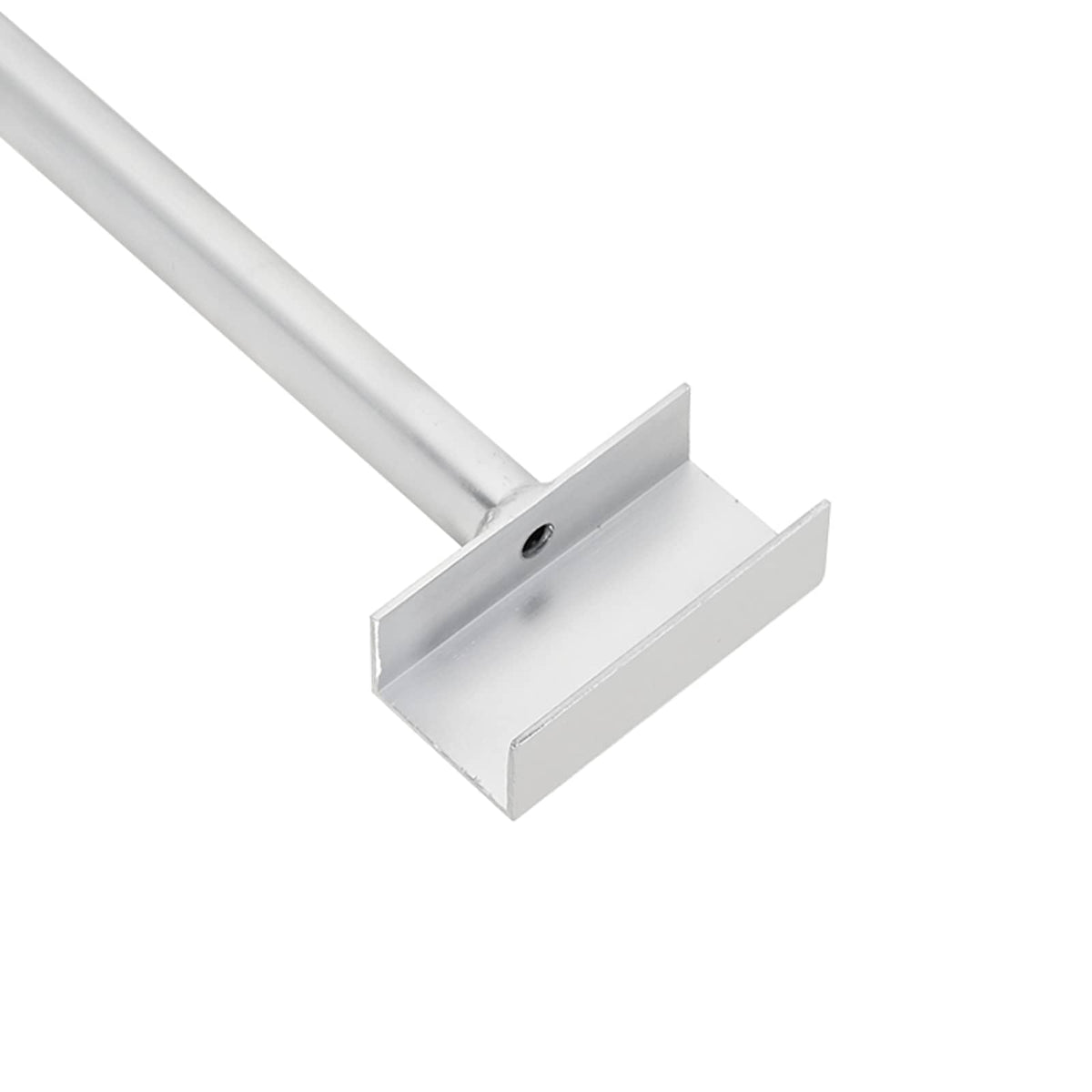 vidaXL Uchwyt na plandekę do przyczep srebrny 102-155 cm Aluminium
